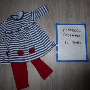 Florence Eiseman Ladybug set 12 months